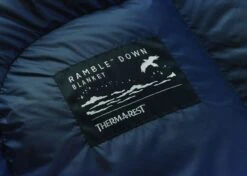 Therm-A-Rest Ramble Down Blanket -Meindlrab Store 10810 tr ramble blanket eclipse wovenlbl 1280x1280