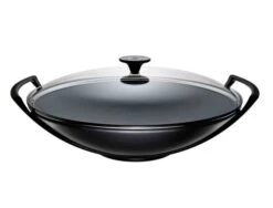 Le Creuset Wok With Glass Lid