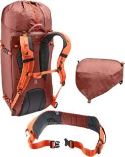 Deuter Guide 34+8 -Meindlrab Store 3361523 5912 Guide34plus8 redwood papaya D 09 1280x1280