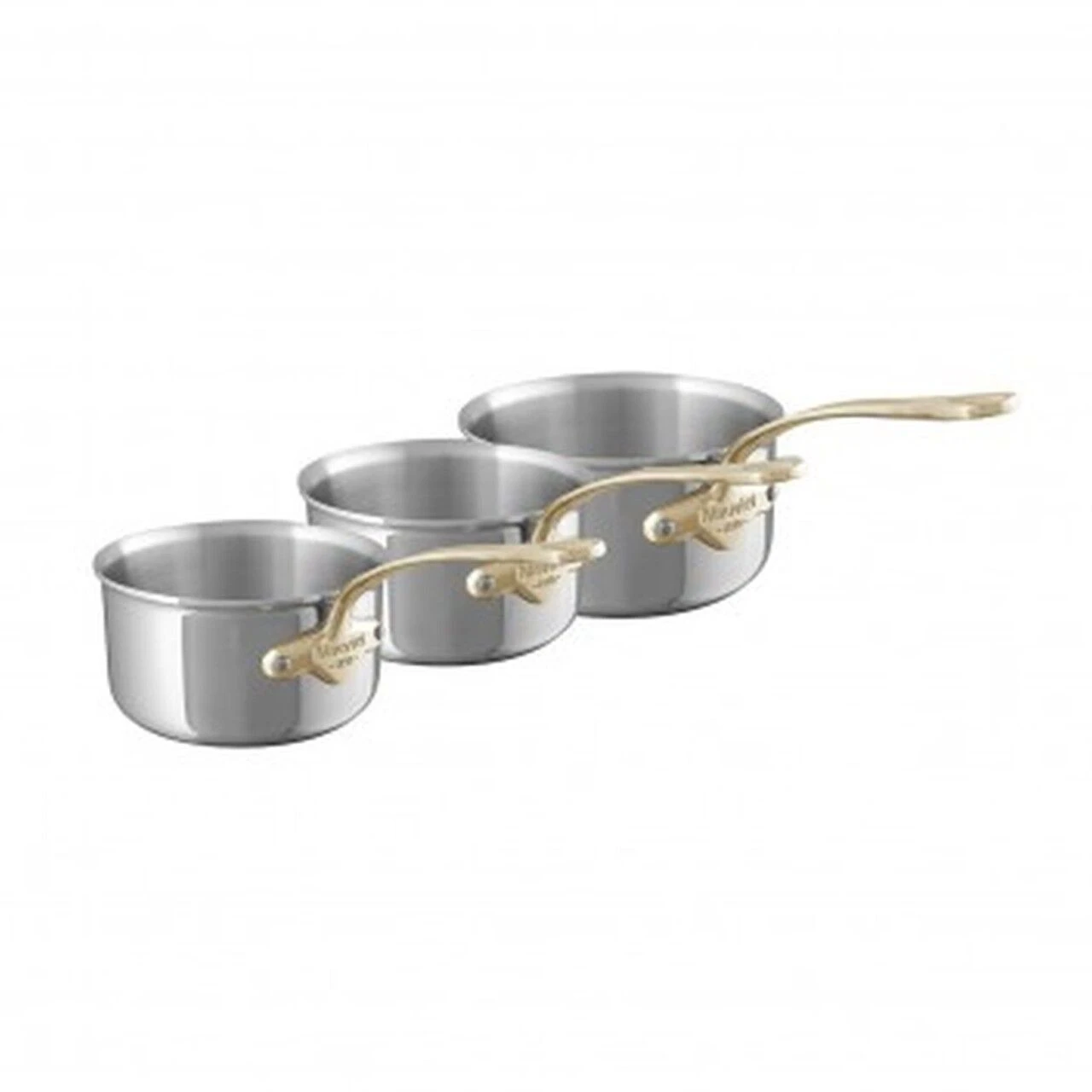 Mauviel Set Of 3 Saucepans M'Cook B 4 Mauviel Set Of 3 Saucepans M'Cook B - Image 2
