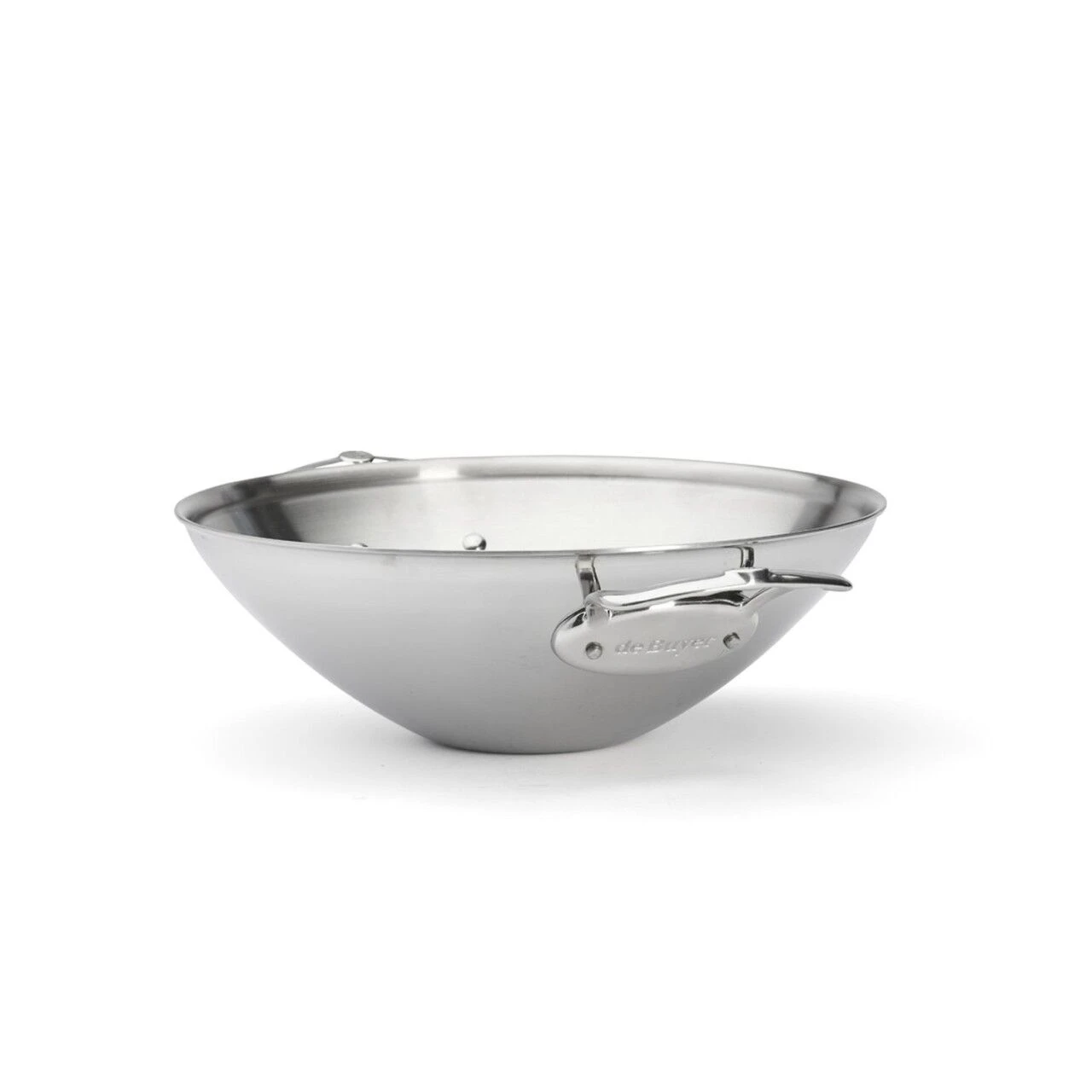 De Buyer Affinity 5-ply Stainless Steel Wok 8 De Buyer Affinity 5-ply Stainless Steel Wok - Image 6