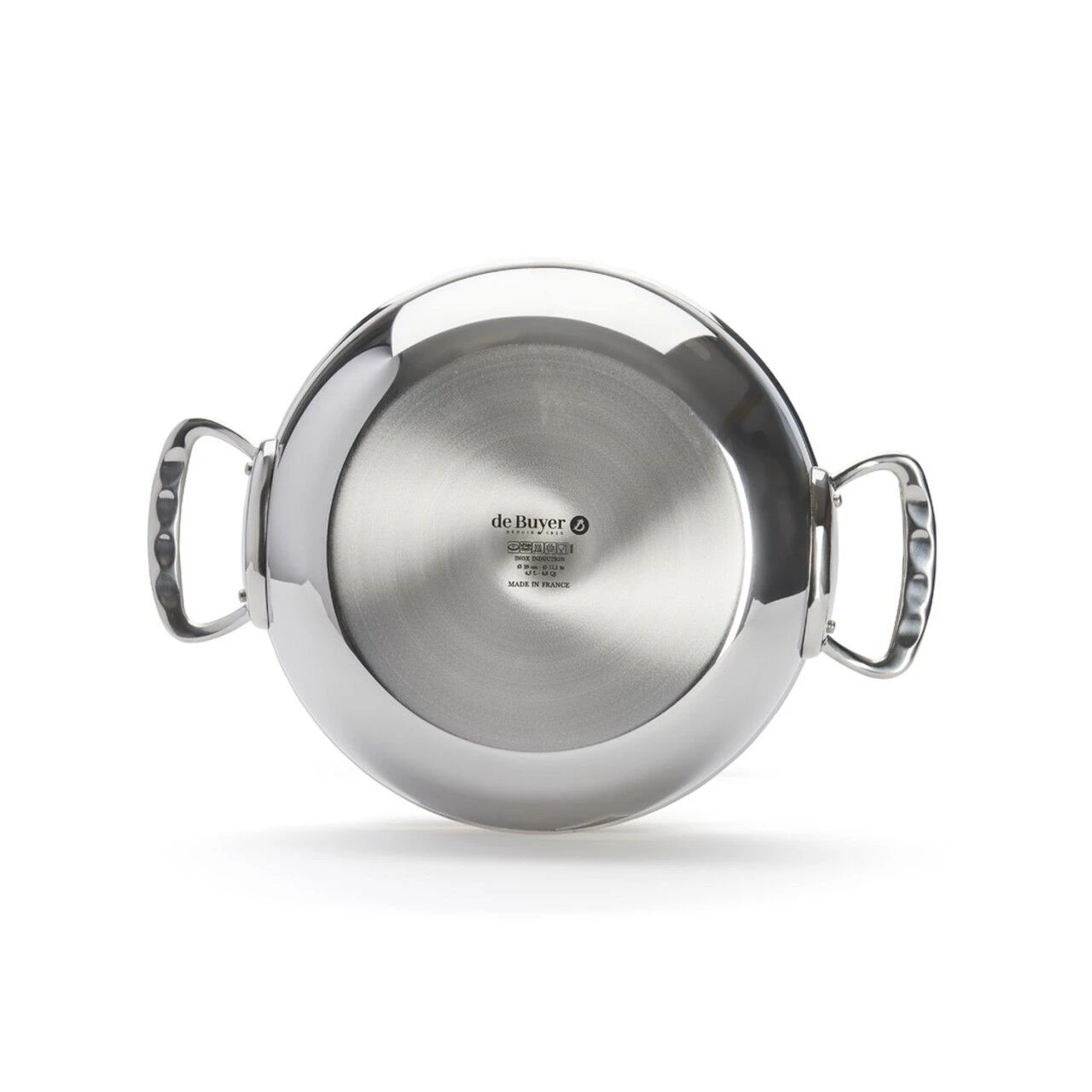 De Buyer Affinity 5-ply Stainless Steel Braiser 7 De Buyer Affinity 5-ply Stainless Steel Braiser - Image 5