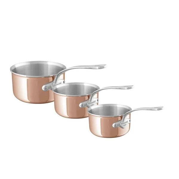Mauviel Set Of 3 Saucepans M'6 S 3 Mauviel Set Of 3 Saucepans M'6 S