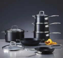Le Creuset Toughened Nonstick 3-piece Saucepan Set -Meindlrab Store 51101280010202 51803000010002 51102200010502 51107240010502 71501111400001 LS00003 1280x1280