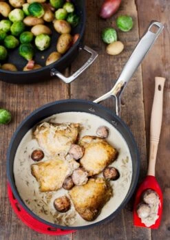 Le Creuset Toughened Nonstick Saute Pan -Meindlrab Store 51108180010002 51110260010202 93007603060002 93000230060200 LS00001 1280x1280