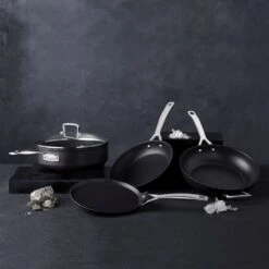 Le Creuset Toughened Nonstick Saute Pan -Meindlrab Store 51110260010202 51106240010002 51101300010202 LS00001 1280x1280