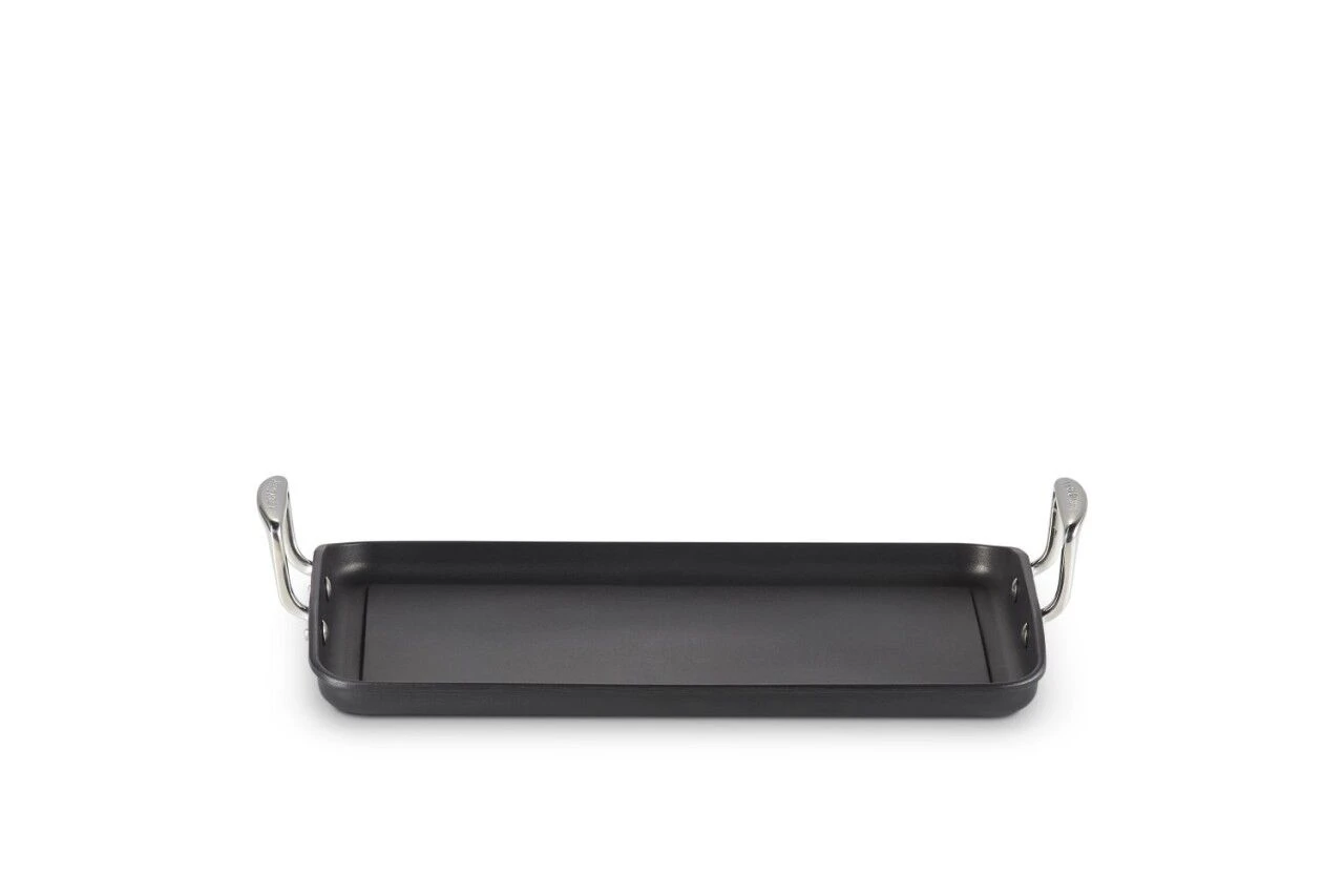 Le Creuset Toughened Nonstick Plain Rectangular Grill 5 Le Creuset Toughened Nonstick Plain Rectangular Grill - Image 3