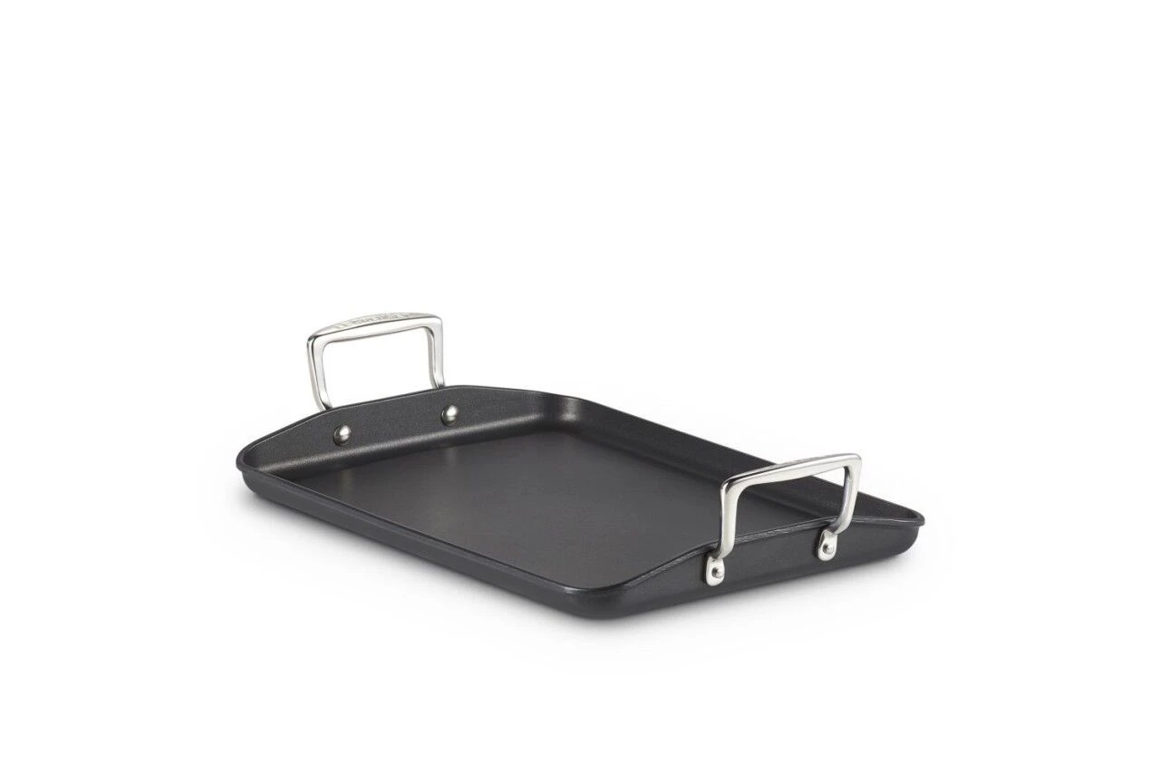 Le Creuset Toughened Nonstick Plain Rectangular Grill 6 Le Creuset Toughened Nonstick Plain Rectangular Grill - Image 4