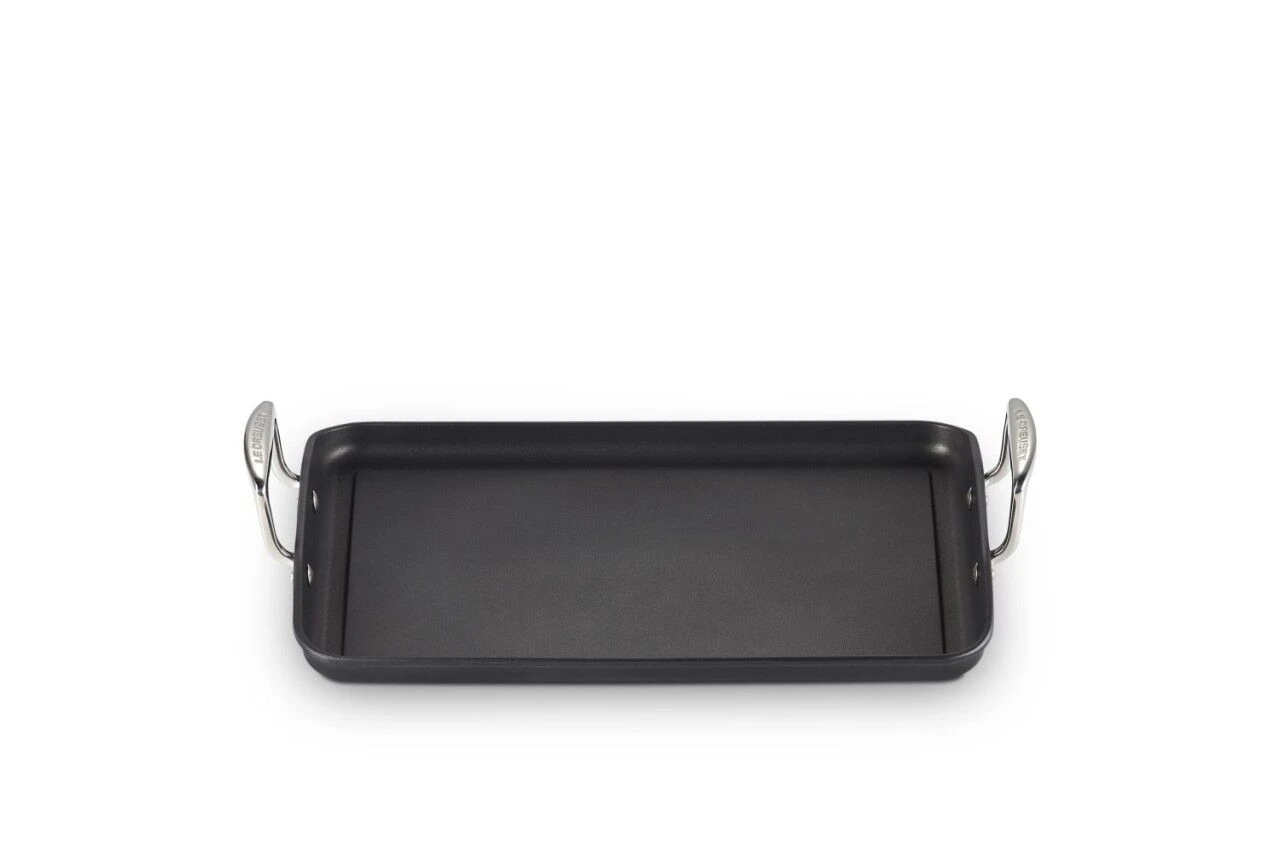 Le Creuset Toughened Nonstick Plain Rectangular Grill 7 Le Creuset Toughened Nonstick Plain Rectangular Grill - Image 5