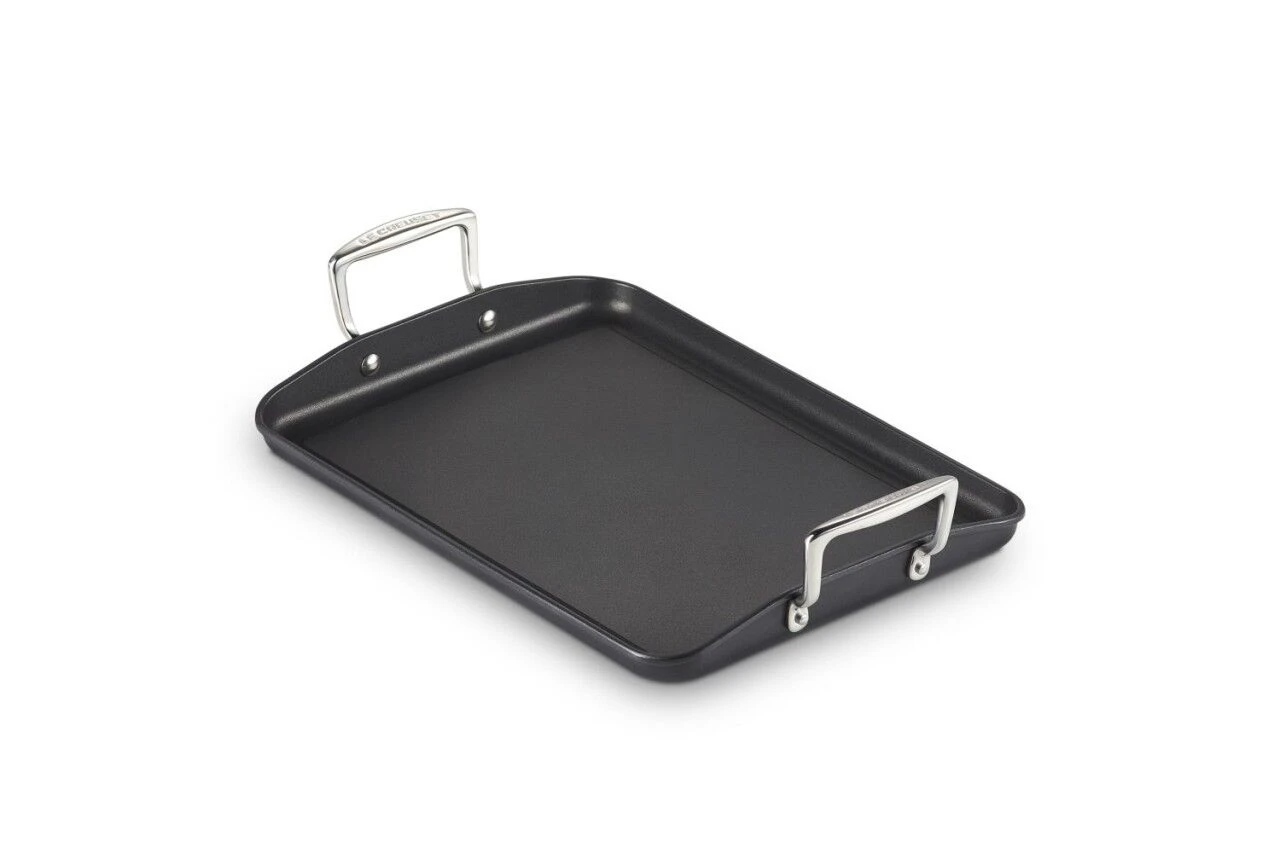Le Creuset Toughened Nonstick Plain Rectangular Grill 8 Le Creuset Toughened Nonstick Plain Rectangular Grill - Image 6