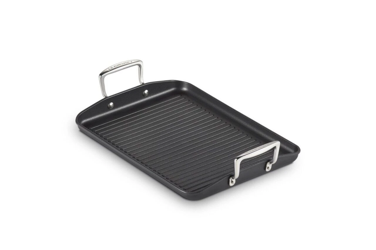 Le Creuset Toughened Nonstick Ribbed Rectangular Grill 16 Le Creuset Toughened Nonstick Ribbed Rectangular Grill - Image 14