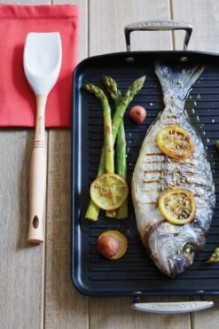 Le Creuset Toughened Nonstick Ribbed Rectangular Grill 36 Le Creuset Toughened Nonstick Ribbed Rectangular Grill -Meindlrab Store 52107350010101 LS00002 1280x1280