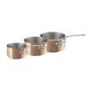 Mauviel Set Of 3 Saucepans M'150 S 2 Mauviel Set Of 3 Saucepans M'150 S -Meindlrab Store 6110501 600x600