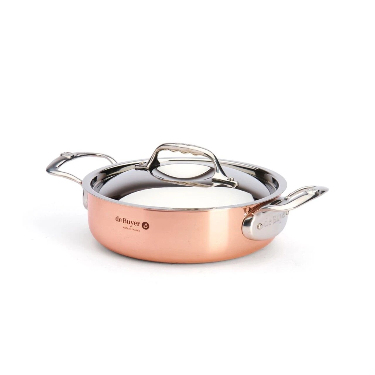 De Buyer Prima Matera Copper Sauteuse Pan 4 De Buyer Prima Matera Copper Sauteuse Pan - Image 2