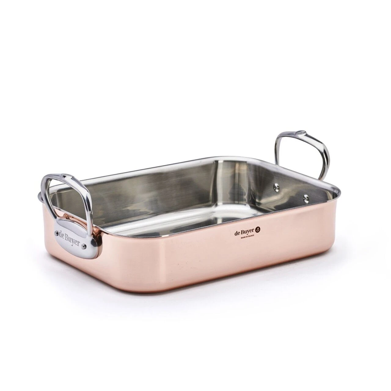 De Buyer Inocuivre Copper Roasting Pan 4 De Buyer Inocuivre Copper Roasting Pan - Image 2