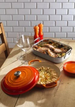 Le Creuset Classic Stainless Steel Roasting Pan 36 Le Creuset Classic Stainless Steel Roasting Pan -Meindlrab Store 96102270000000 21180300902430 96001900090000 49814000010003 LS00001 1280x1280
