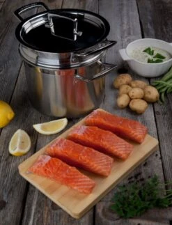 Le Creuset Classic Classic Stainless Steel Pasta Pot With Colander Insert -Meindlrab Store 96200520001000 LS00001 1280x1280