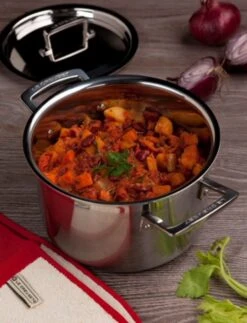 Le Creuset Classic Stainless Steel Stockpot With Lid -Meindlrab Store 96200720001000 LS00010 1280x1280