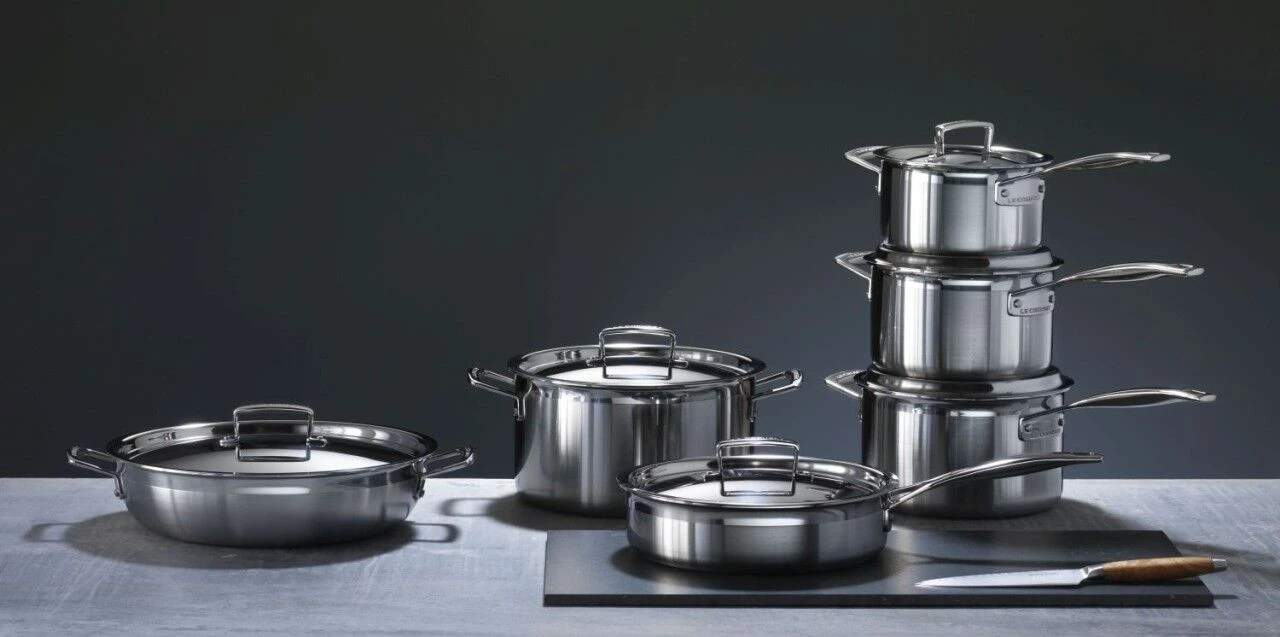 Le Creuset Classic Stainless Steel Rondeau Pan 20 Le Creuset Classic Stainless Steel Rondeau Pan - Image 18