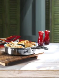 Le Creuset Classic Stainless Steel Saute Pan With Poaching Insert 13 Le Creuset Classic Stainless Steel Saute Pan With Poaching Insert -Meindlrab Store 96204220001000 LS00001 1280x1280
