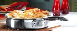Le Creuset Classic Stainless Steel Saute Pan With Poaching Insert 16 Le Creuset Classic Stainless Steel Saute Pan With Poaching Insert -Meindlrab Store 96204220001000 LS00004 1280x1280
