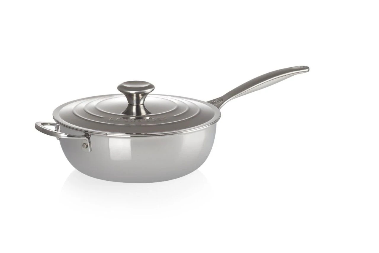 Le Creuset Stainless Steel Nonstick Saute Pan 3 Le Creuset Stainless Steel Nonstick Saute Pan