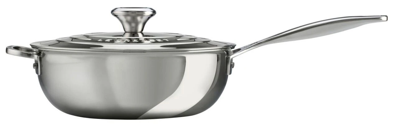 Le Creuset Stainless Steel Nonstick Saute Pan 5 Le Creuset Stainless Steel Nonstick Saute Pan - Image 3