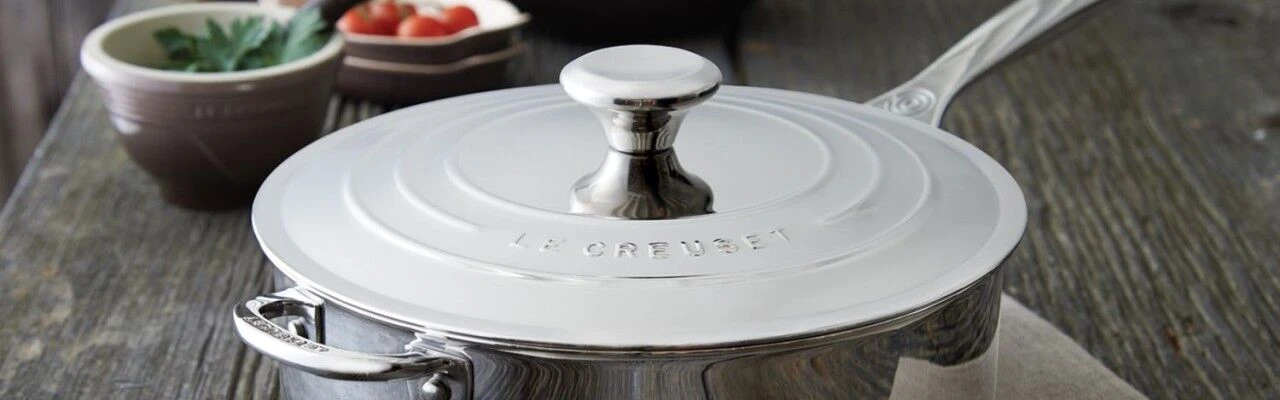 Le Creuset Stainless Steel Nonstick Saute Pan 8 Le Creuset Stainless Steel Nonstick Saute Pan - Image 6