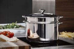 Le Creuset Stainless Steel Pasta Pot With Colander Insert -Meindlrab Store 96604926000000 LS00002 1280x1280