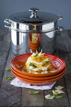 Le Creuset Stainless Steel Pasta Pot With Colander Insert -Meindlrab Store 96604926000000 LS00003 1280x1280