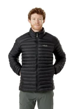 Rab Cirrus Jacket -Meindlrab Store Cirrus Jacket Black QIO 61 BL on model 1280x1280