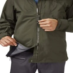 Rab Khroma Diffuse GTX Jacket -Meindlrab Store Khroma Diffuse GTX Jacket Army QWH 81 ARM Model Detail 07 1280x1280