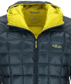 Rab Mythic Alpine Light Jacket -Meindlrab Store Mythic Alpine Light Jacket OrionBlue QDB 47 ORB DETAIL1 1280x1280