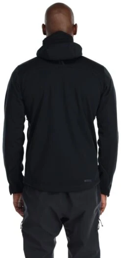 Rab Scimitar Windstopper Jacket -Meindlrab Store Scimitar Windstopper Jacket Black QWS 64 BLK DETAIL5 1280x1280