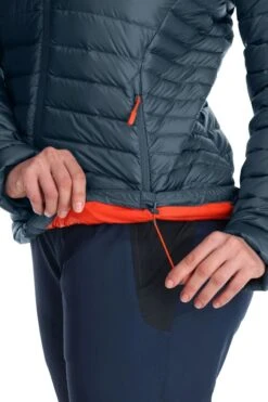 Rab Microlight Jacket Wmns -Meindlrab Store Womens Microlight Jacket OrionBlue QDB 17 ORB DETAIL9 1280x1280