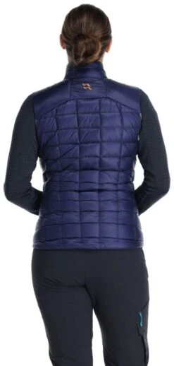 Rab Mythic Vest Wmns -Meindlrab Store Womens Mythic Vest PatriotBlue QDB 58 PTB DETAIL5 1280x1280